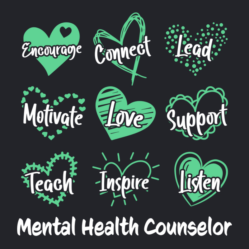 Mental Health Counselor Heart Nostalgia Lightweight Hoodie | Artistshot