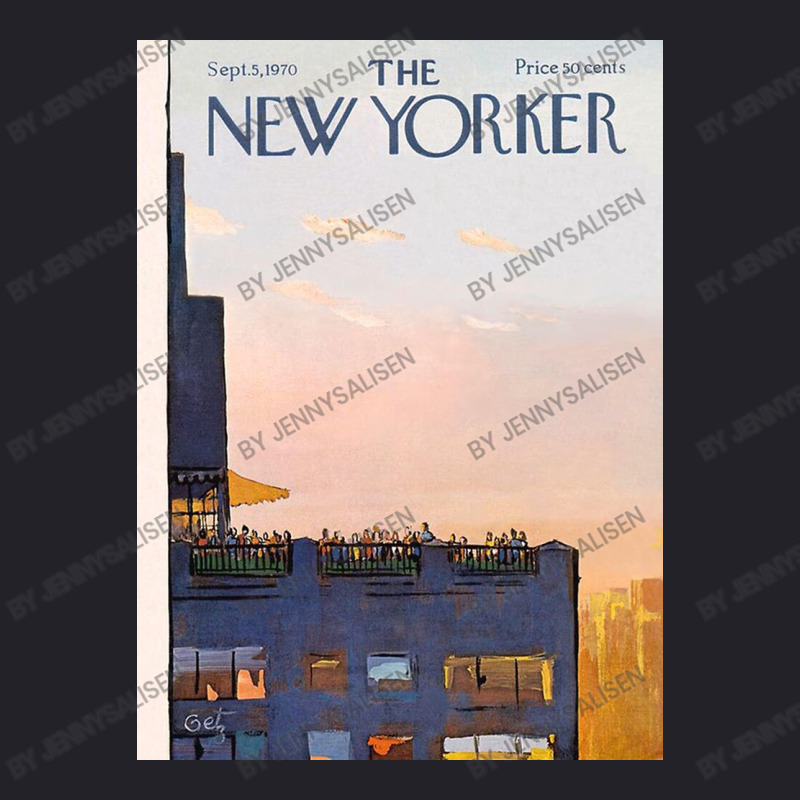 New Yorker September 5, 1970 Unisex Sherpa-Lined Denim Jacket by jennysalisen | Artistshot