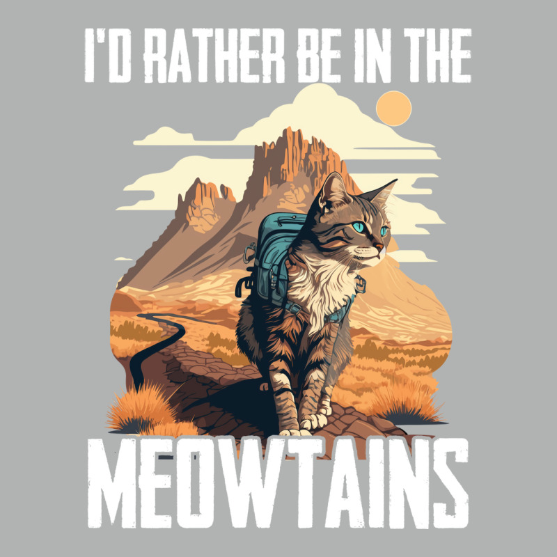 Hiking Hiker Id Rather Be In The Meowtains Zipper Hoodie | Artistshot