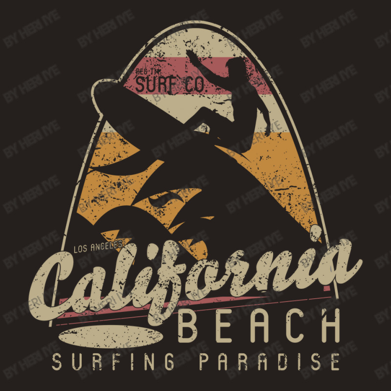 California Beach Surfing Paradise Tank Top by Heri Iye | Artistshot