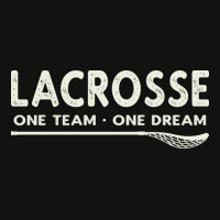 Vintage Lacrosse One Team One Dream Nostalgia Scorecard Crop Tee | Artistshot