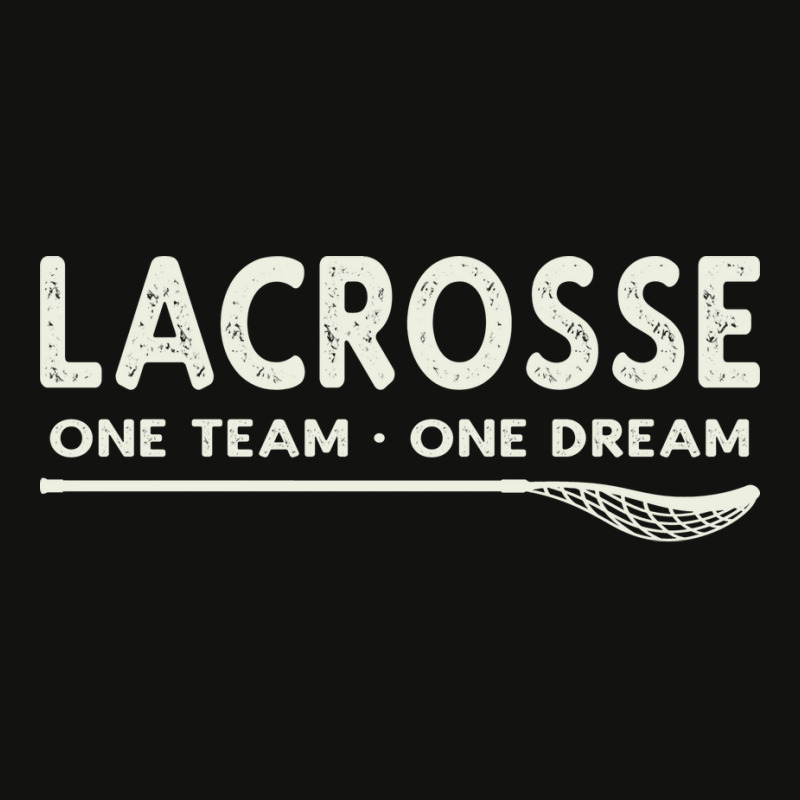 Vintage Lacrosse One Team One Dream Nostalgia Scorecard Crop Tee by barbenbreierx | Artistshot