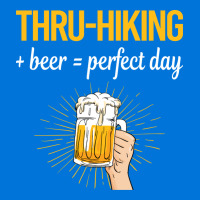 Beer Perfect Day Thruhiking Thru Hiking Hike Hiker Portrait Canvas Print | Artistshot