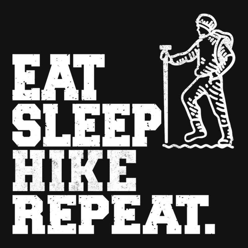 Eat Sleep Hike Repeat Hiker Hiking Cool Scorecard Crop Tee by sadhratasbyn | Artistshot