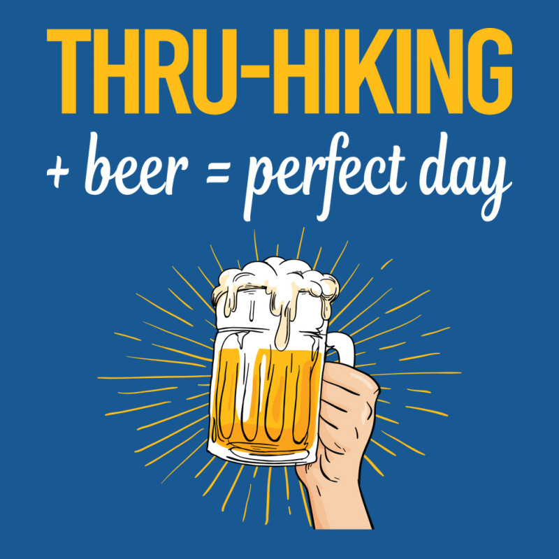 Beer Perfect Day Thruhiking Thru Hiking Hike Hiker Medium-length Apron | Artistshot