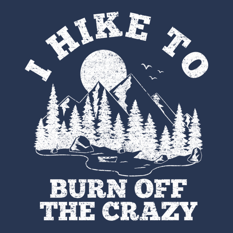 I Hike To Burn Off The Crazy Funny Hiking Hiker Ou Ladies Denim Jacket by melaunroeweh | Artistshot