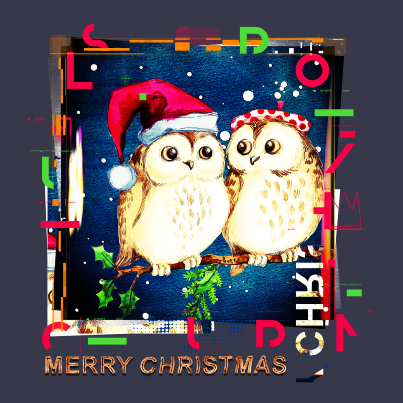 Merry Christmas Owls Music Long Sleeve Shirts | Artistshot