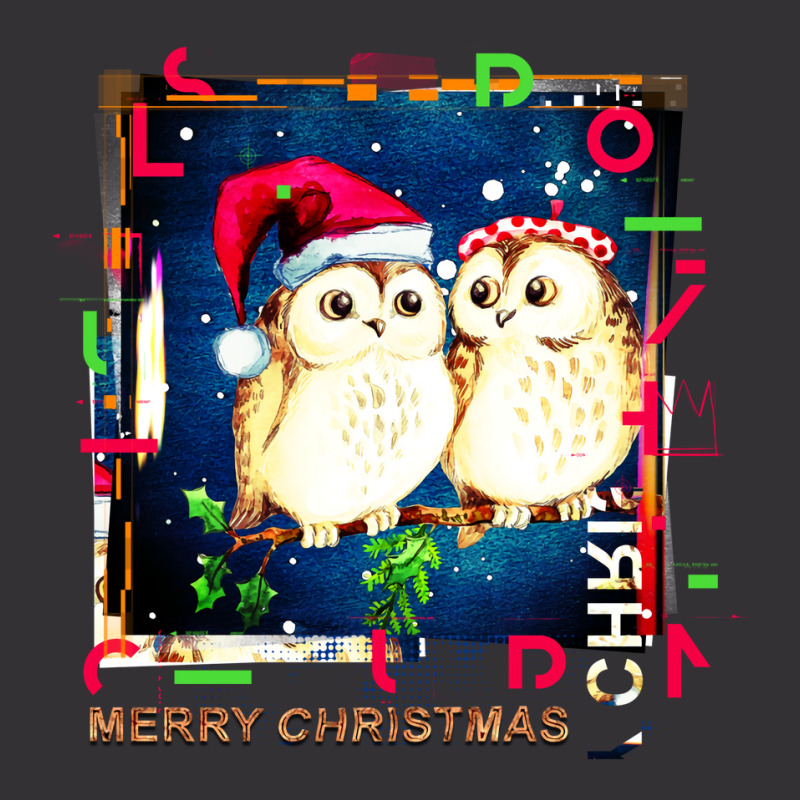 Merry Christmas Owls Music Vintage Hoodie | Artistshot