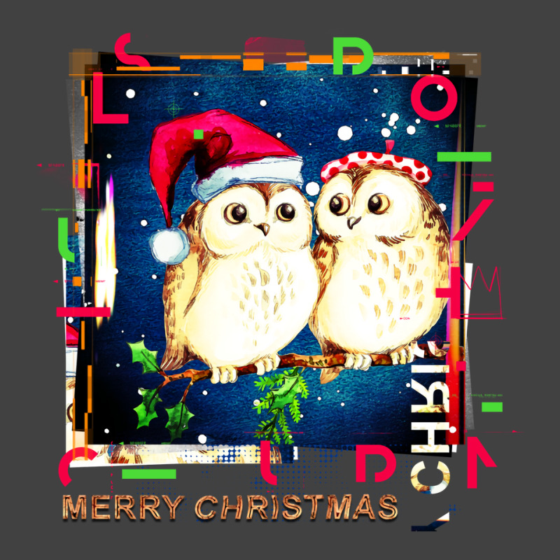 Merry Christmas Owls Music Vintage T-shirt | Artistshot