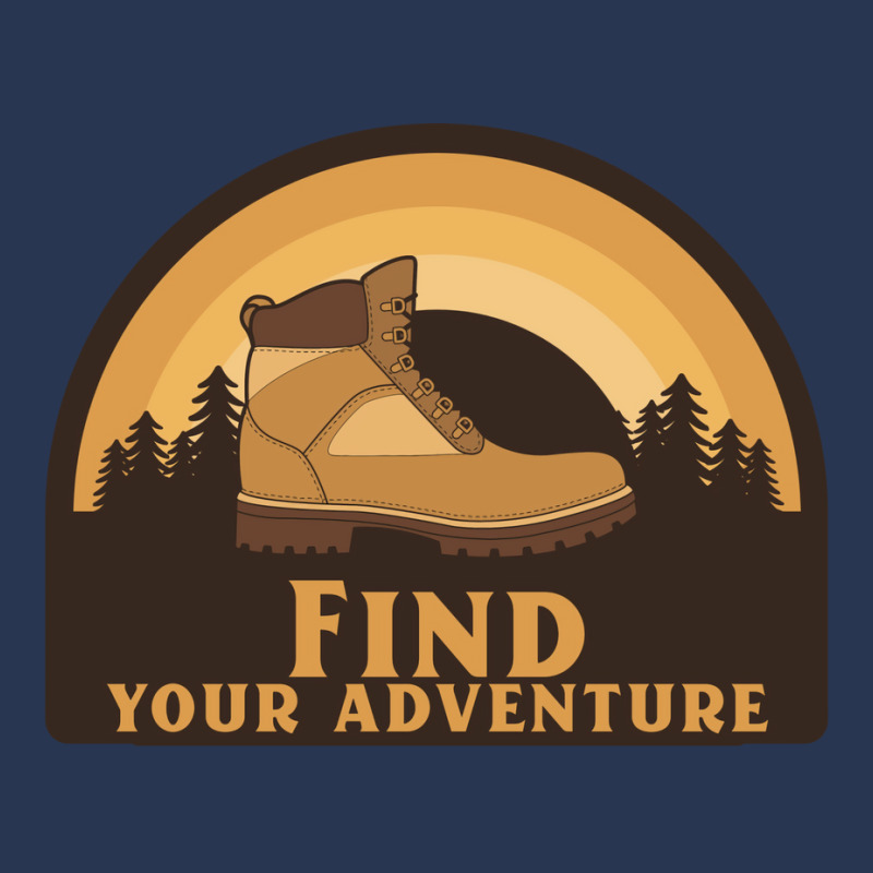 Find Your Adventure Hiking Boy Men Denim Jacket | Artistshot