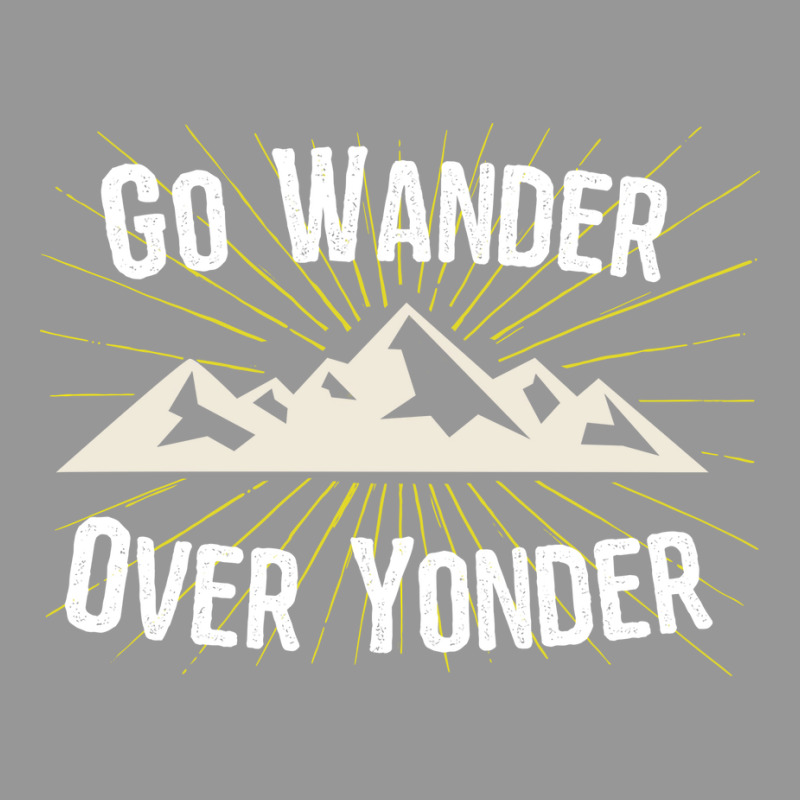 Hiking Go Wander Over Yonder Women's V-Neck T-Shirt by aasenhejnyl | Artistshot