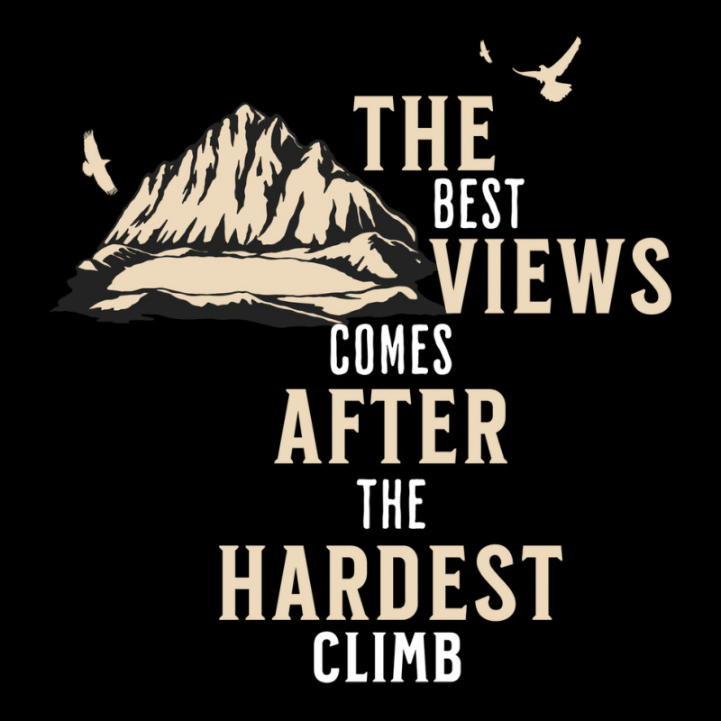 The Best View Comes After The Hardest Climb Girl Men's Long Sleeve Pajama Set | Artistshot