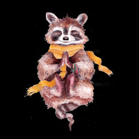 Raccoon Meditates Men's Long Sleeve Pajama Set | Artistshot