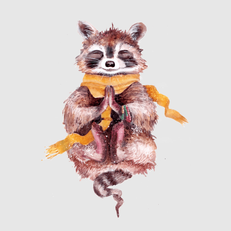 Raccoon Meditates Unisex Jogger by persiefennink | Artistshot