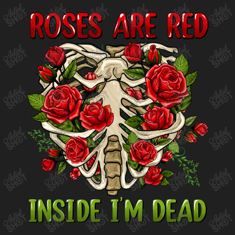 Roses Are Red Inside I'm Dead Ladies Polo Shirt by enoddigitalart@gmail.com | Artistshot