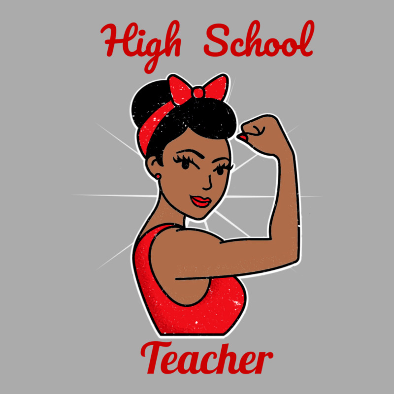 High School Teacher Woman Strong Vintage Retro Pos T-Shirt by fithennylen5 | Artistshot