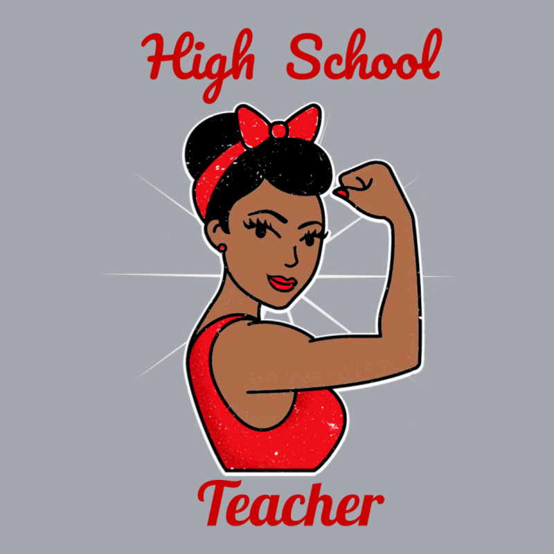 High School Teacher Woman Strong Vintage Retro Pos Long Sleeve Shirts by fithennylen5 | Artistshot