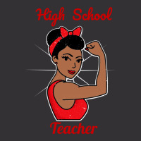 High School Teacher Woman Strong Vintage Retro Pos Vintage Hoodie | Artistshot