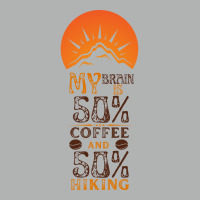 My Brain Is 50 Coffee And 50 Hiking Funny Love Zipper Hoodie | Artistshot