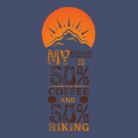 My Brain Is 50 Coffee And 50 Hiking Funny Love Vintage Short | Artistshot