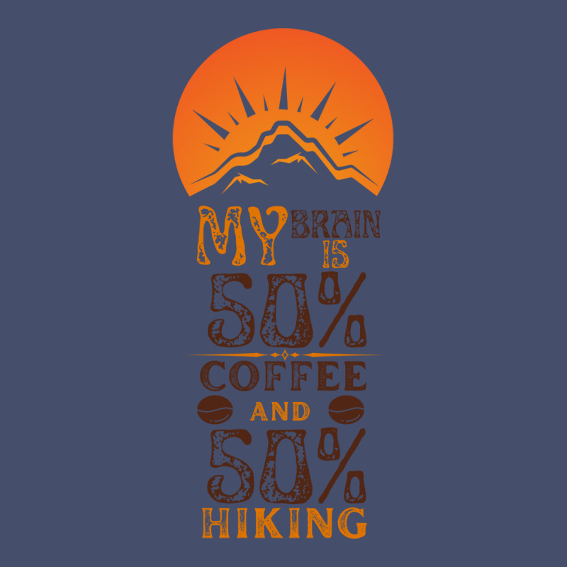 My Brain Is 50 Coffee And 50 Hiking Funny Love Vintage Short | Artistshot