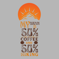 My Brain Is 50 Coffee And 50 Hiking Funny Love Hoodie & Jogger Set | Artistshot