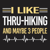 3 People Thruhiking Thru Hiking Hike Hiker Blue T-shirt | Artistshot