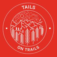 Tails On Trails Hiking Girl Graphic T-shirt | Artistshot