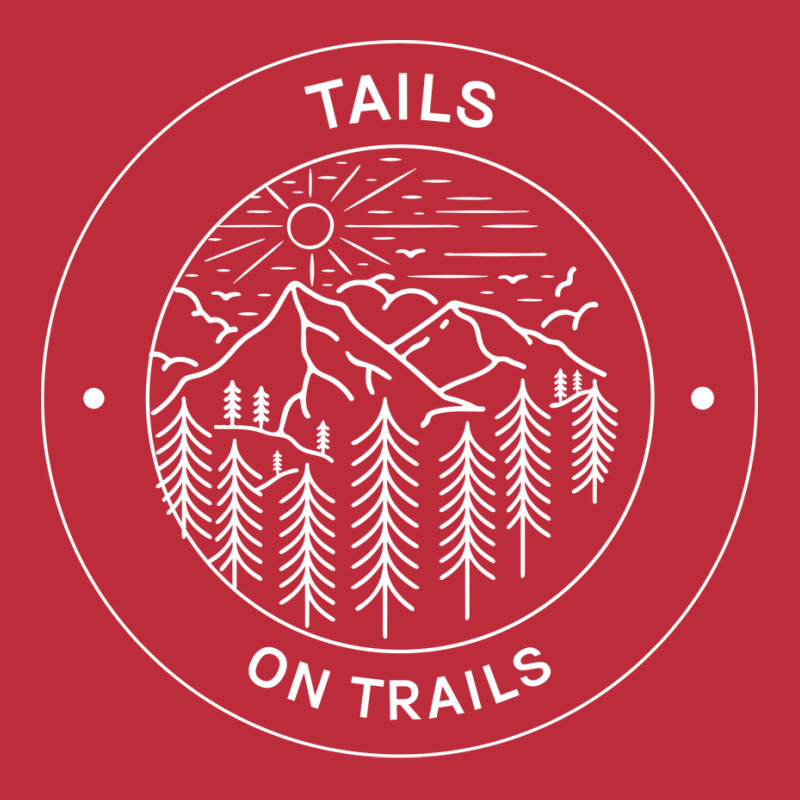 Tails On Trails Hiking Girl Pocket T-shirt | Artistshot