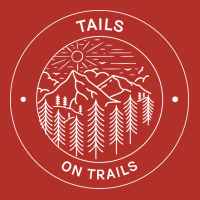 Tails On Trails Hiking Girl Unisex Hoodie | Artistshot