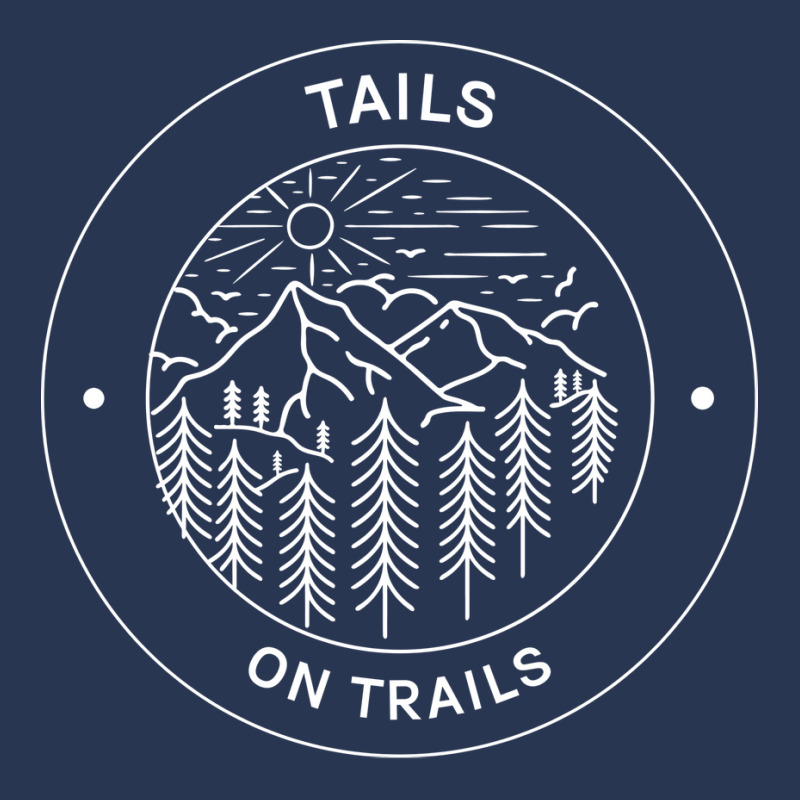 Tails On Trails Hiking Girl Men Denim Jacket | Artistshot