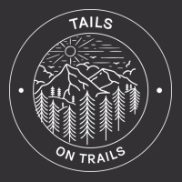 Tails On Trails Hiking Girl Vintage Short | Artistshot