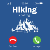 Hiking Is Calling Music T-shirt | Artistshot