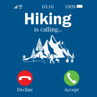 Hiking Is Calling Music Classic T-shirt | Artistshot