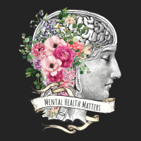 Brain Floral Mental Health Matters 3/4 Sleeve Shirt | Artistshot