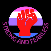 Gender Fluid Activist Strong And Fearless Blue Pocket T-shirt | Artistshot