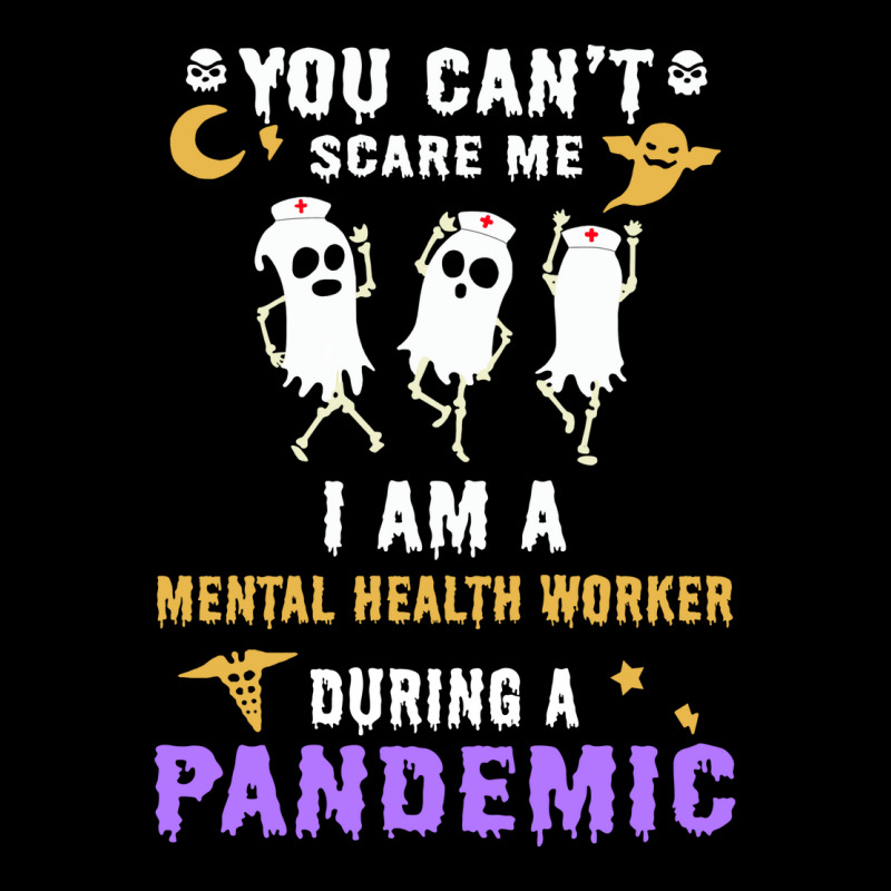 Halloween Boo You Cant Scare Me I Am A Mental Heal Men's Long Sleeve Pajama Set | Artistshot