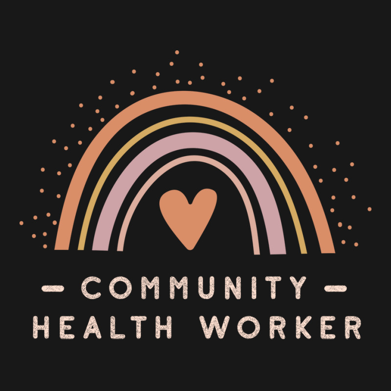 Community Health Worker Boho Casual Rainbow Dark D Flannel Shirt by raginmanerys | Artistshot