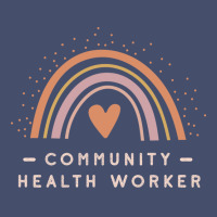 Community Health Worker Boho Casual Rainbow Dark D Vintage Short | Artistshot