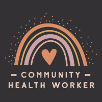 Community Health Worker Boho Casual Rainbow Dark D Vintage Hoodie And Short Set | Artistshot