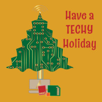 Techy Holiday Blue T-shirt | Artistshot