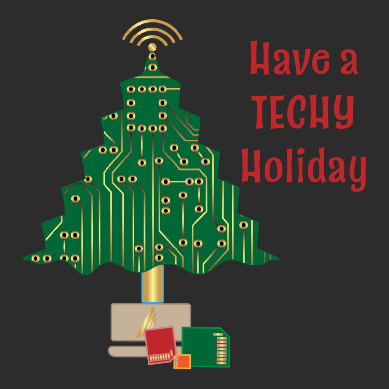 Techy Holiday Blue Exclusive T-shirt by cupzchewl | Artistshot