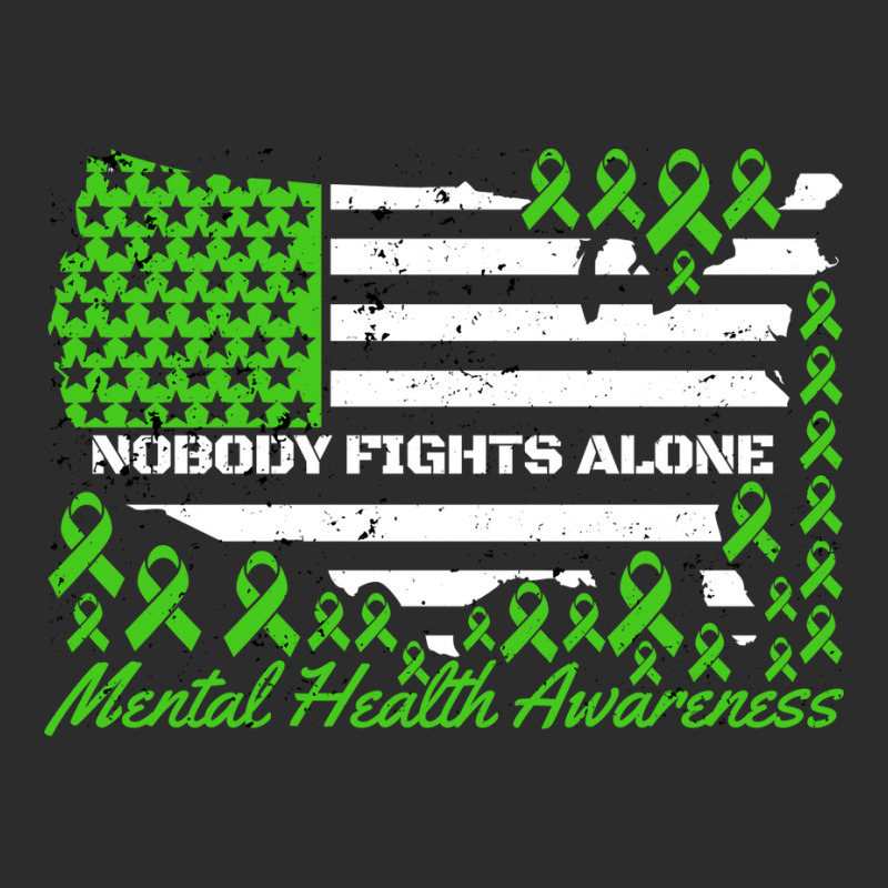 Mental Health Awareness Nobody Fights Alone Americ Exclusive T-shirt by sammutroisv | Artistshot