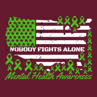 Mental Health Awareness Nobody Fights Alone Americ Classic T-shirt | Artistshot