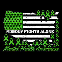 Mental Health Awareness Nobody Fights Alone Americ Unisex Jogger | Artistshot