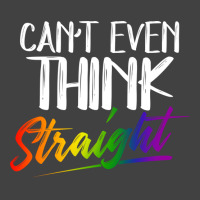 Cant Even Think Straight Lgbtq Pride Month Lgbt Ga Vintage T-shirt | Artistshot