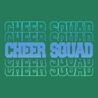 Cheer Squad In Blue Stacked Lettering Travel T-shirt | Artistshot