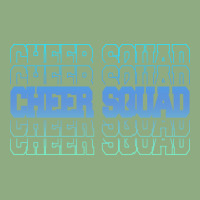 Cheer Squad In Blue Stacked Lettering Travel Graphic T-shirt | Artistshot