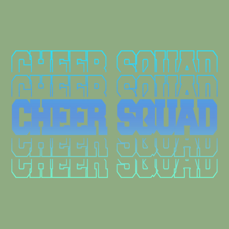 Cheer Squad In Blue Stacked Lettering Travel Graphic T-shirt by strosesimonsf | Artistshot