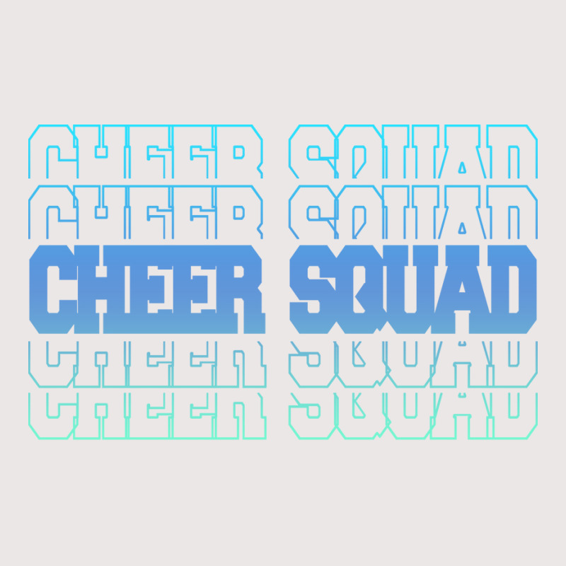 Cheer Squad In Blue Stacked Lettering Travel Pocket T-Shirt by strosesimonsf | Artistshot